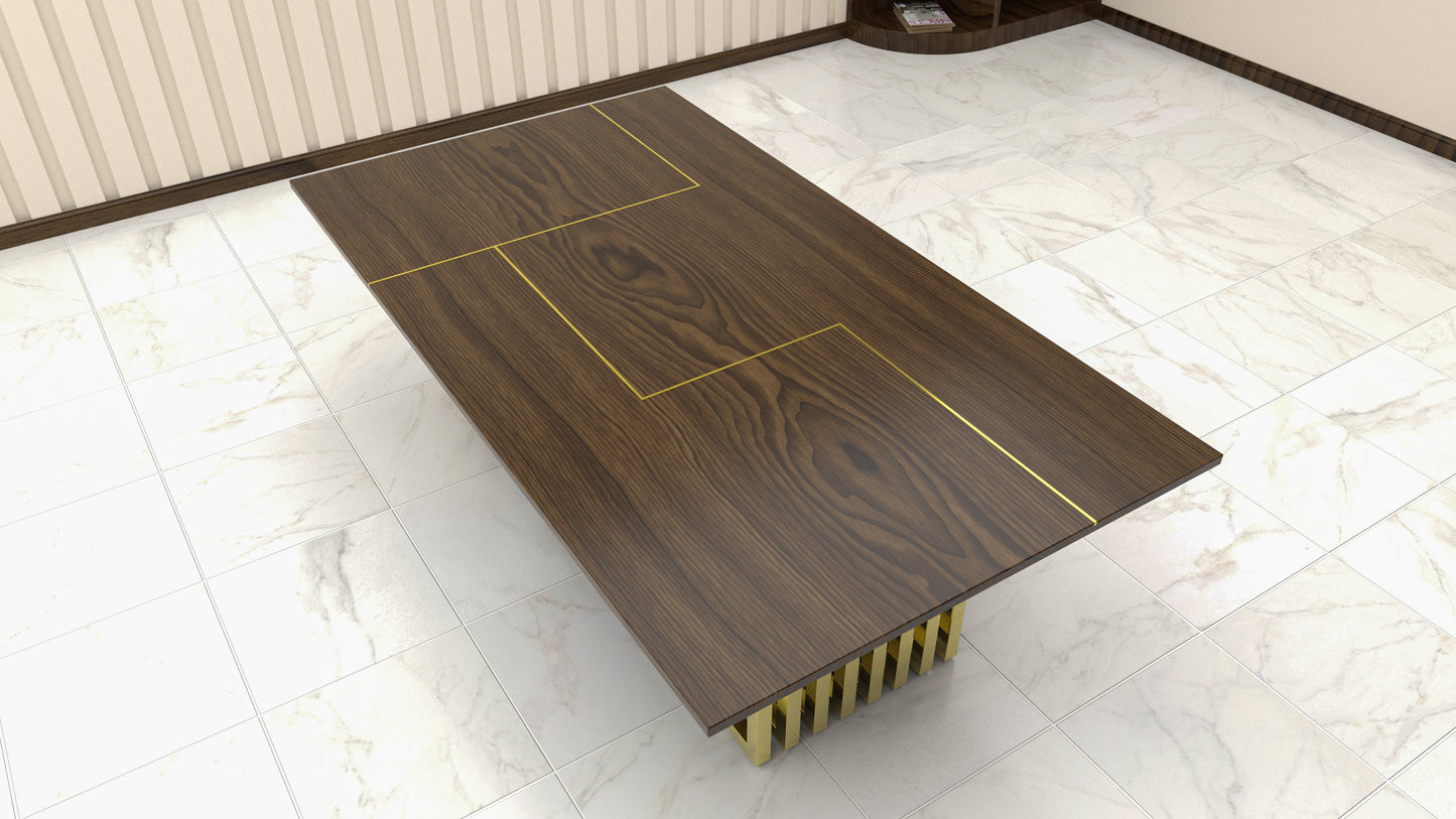 "Colorado" Brass Dinning Table.