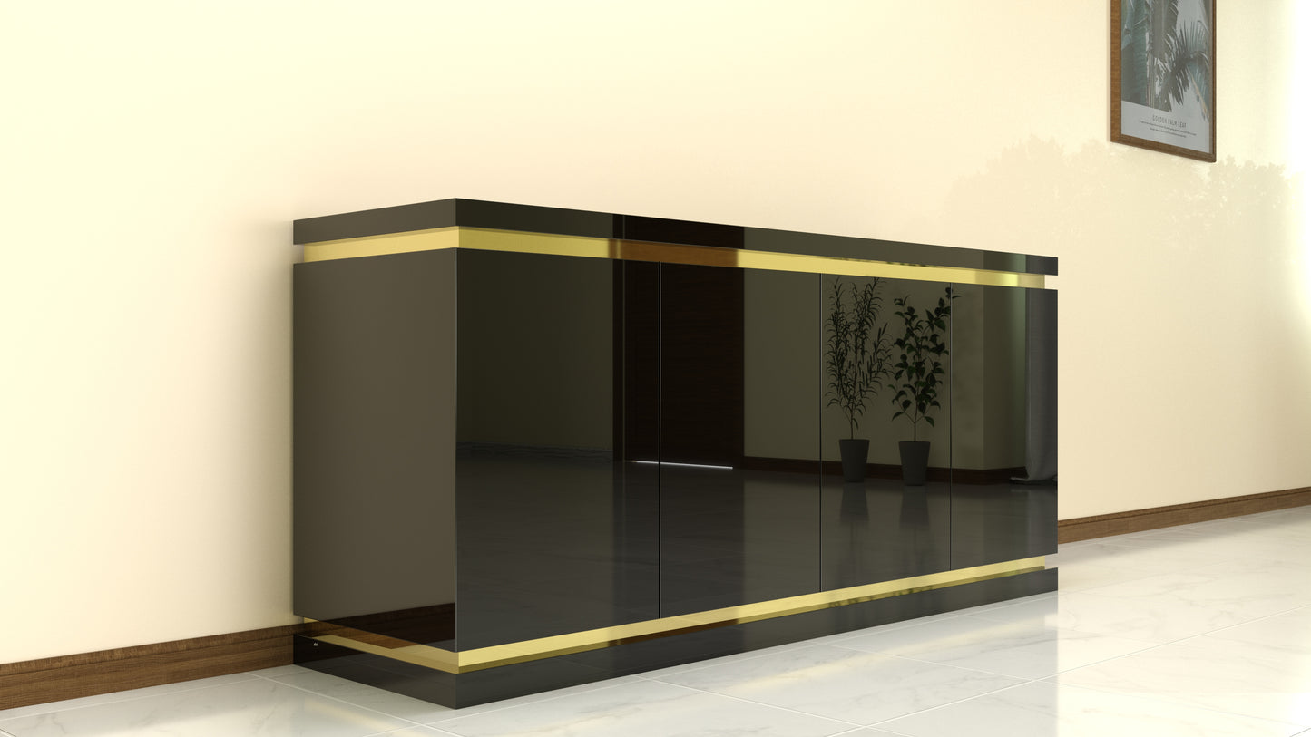 "Oregon" Brass Cabinet