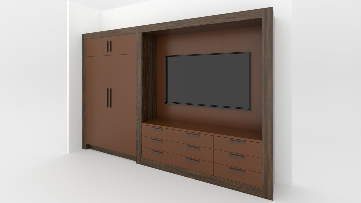 "Kentucky" Wall Unit for Bedroom