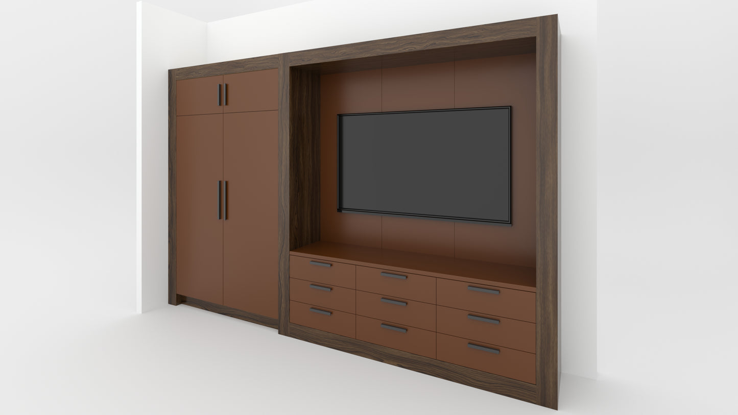 "Kentuchy" Wall Unit for Bedroom